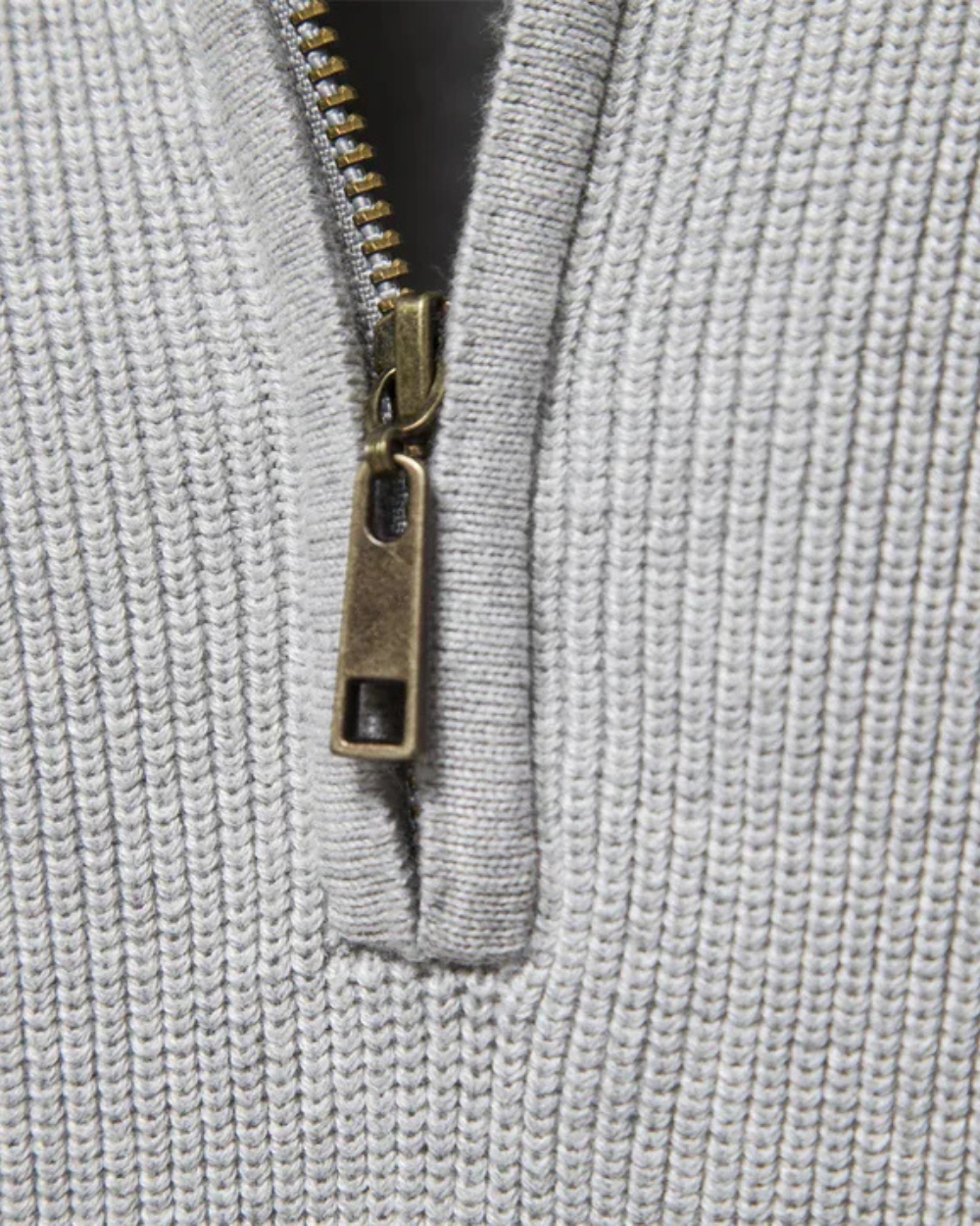 Salvatore - Zippered Knit Sweater