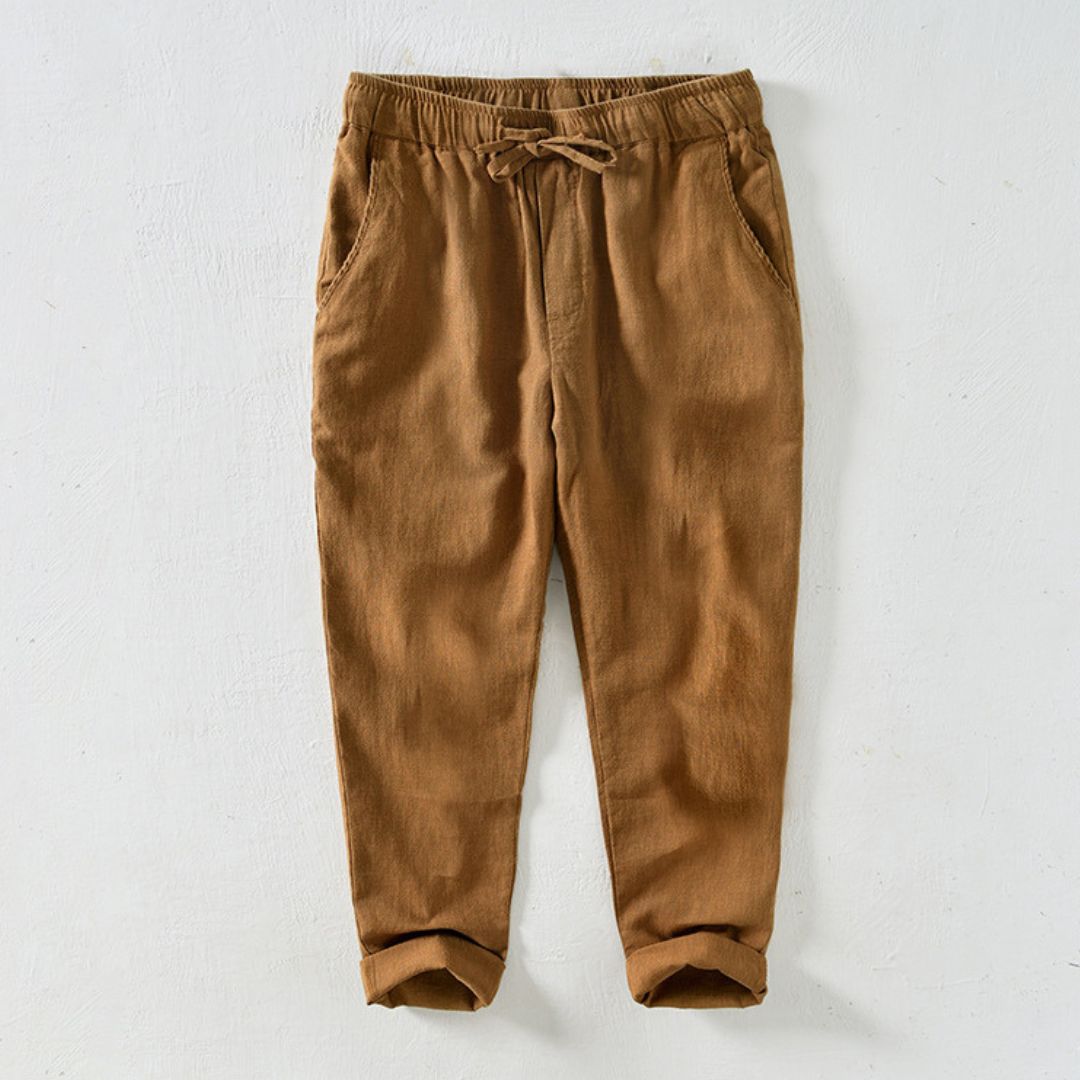 Tomaso Linen Casual Trousers