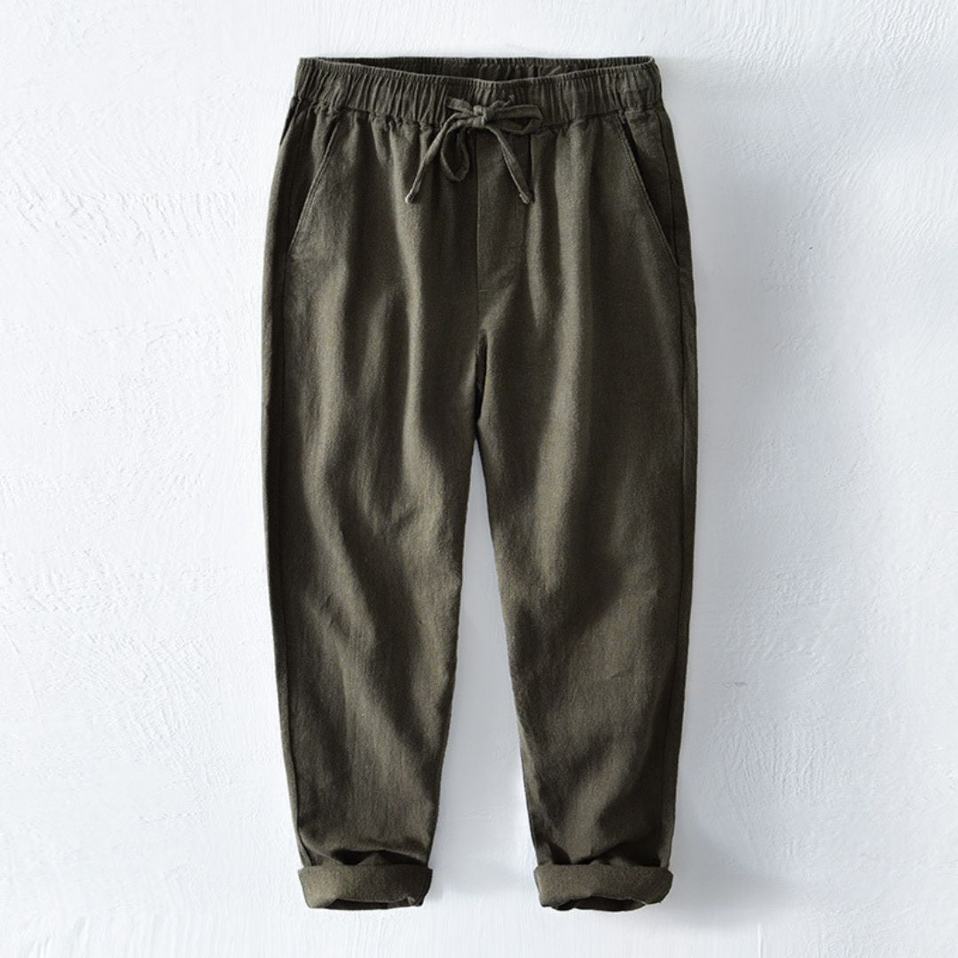 Tomaso Linen Casual Trousers