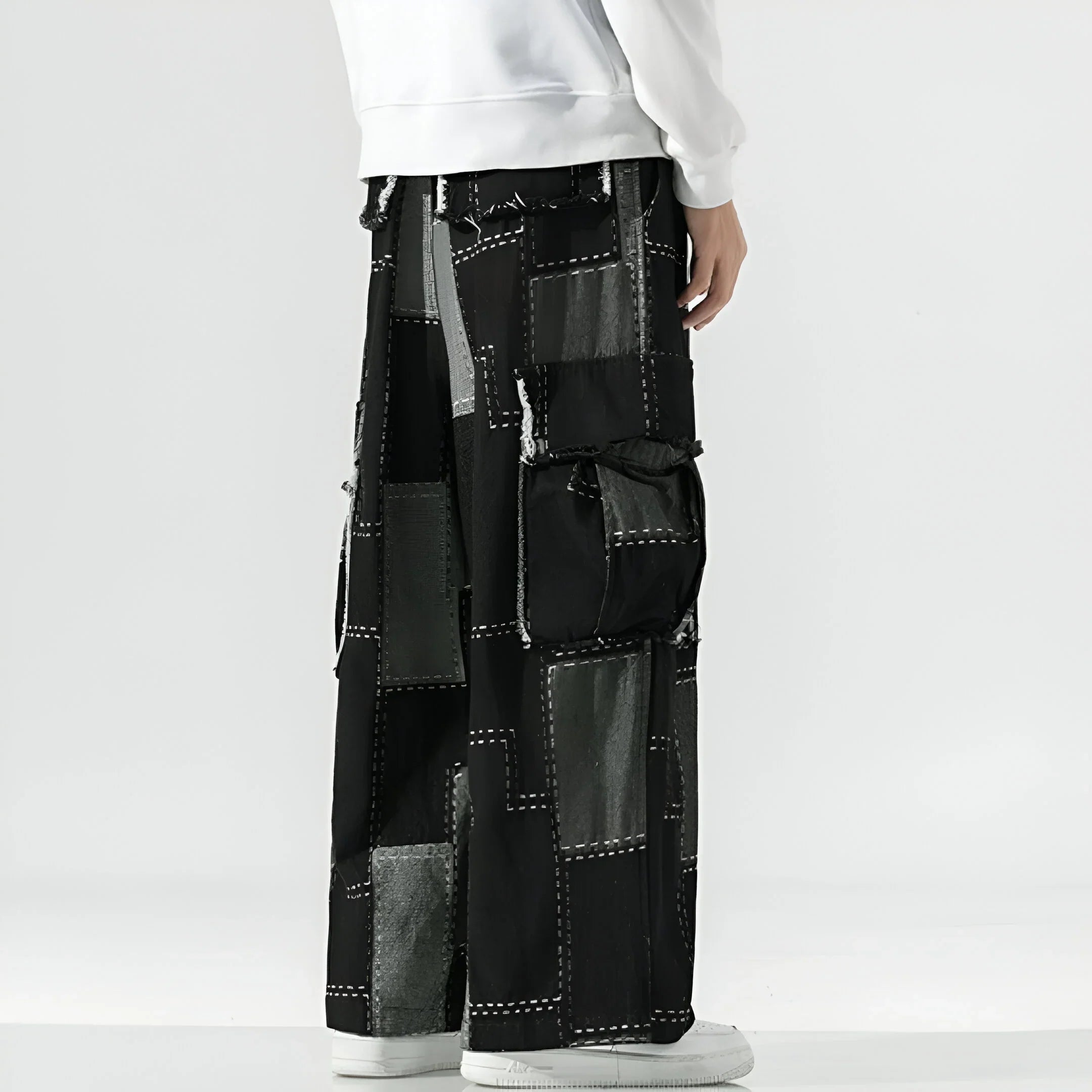 Lorenzo Patchwork Street Cargo Pants