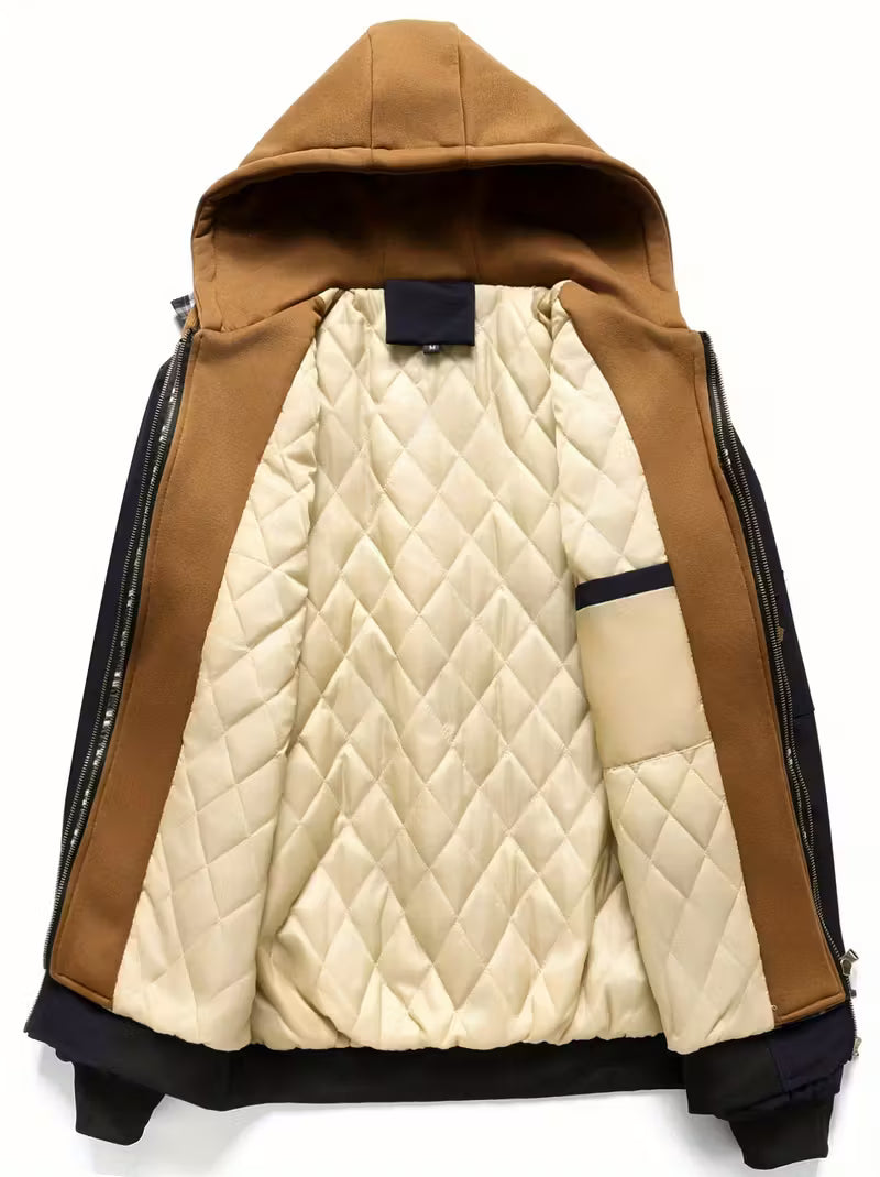 Sylvain - Hooded Air Force Jacket With Zipper