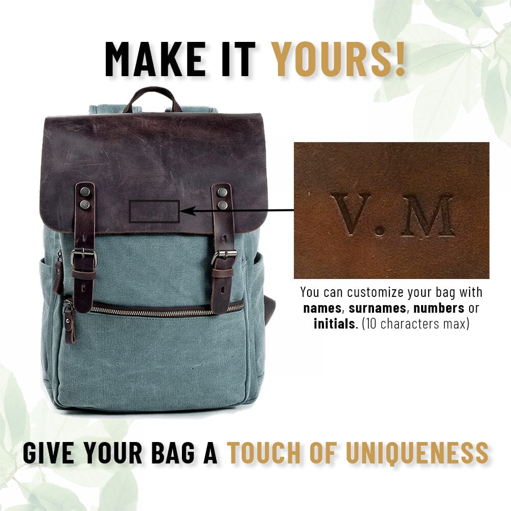 Cotton Canvas Backpack | MONCTON