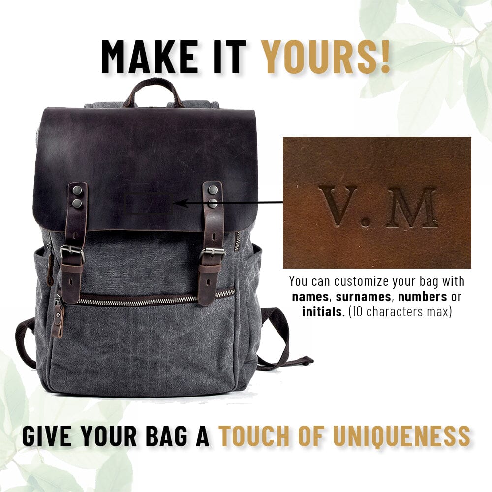 Cotton Canvas Backpack | MONCTON