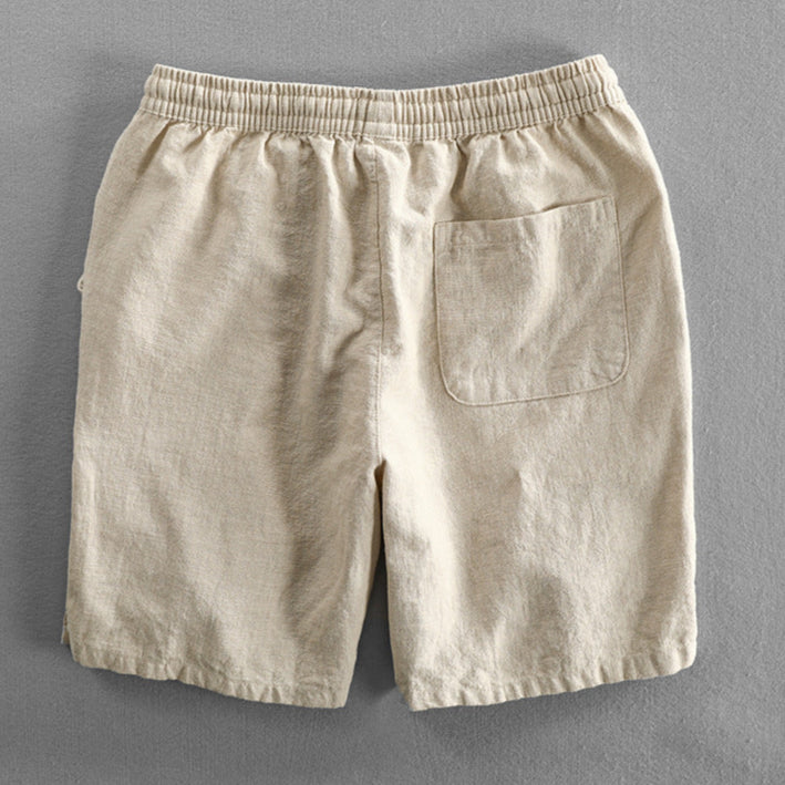 Paolo Linen Drawstring Shorts