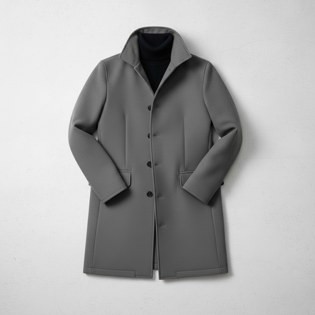 Finn – Wool Winter Jacket With  High Collar