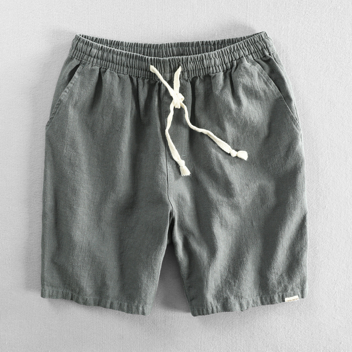 Paolo Linen Drawstring Shorts