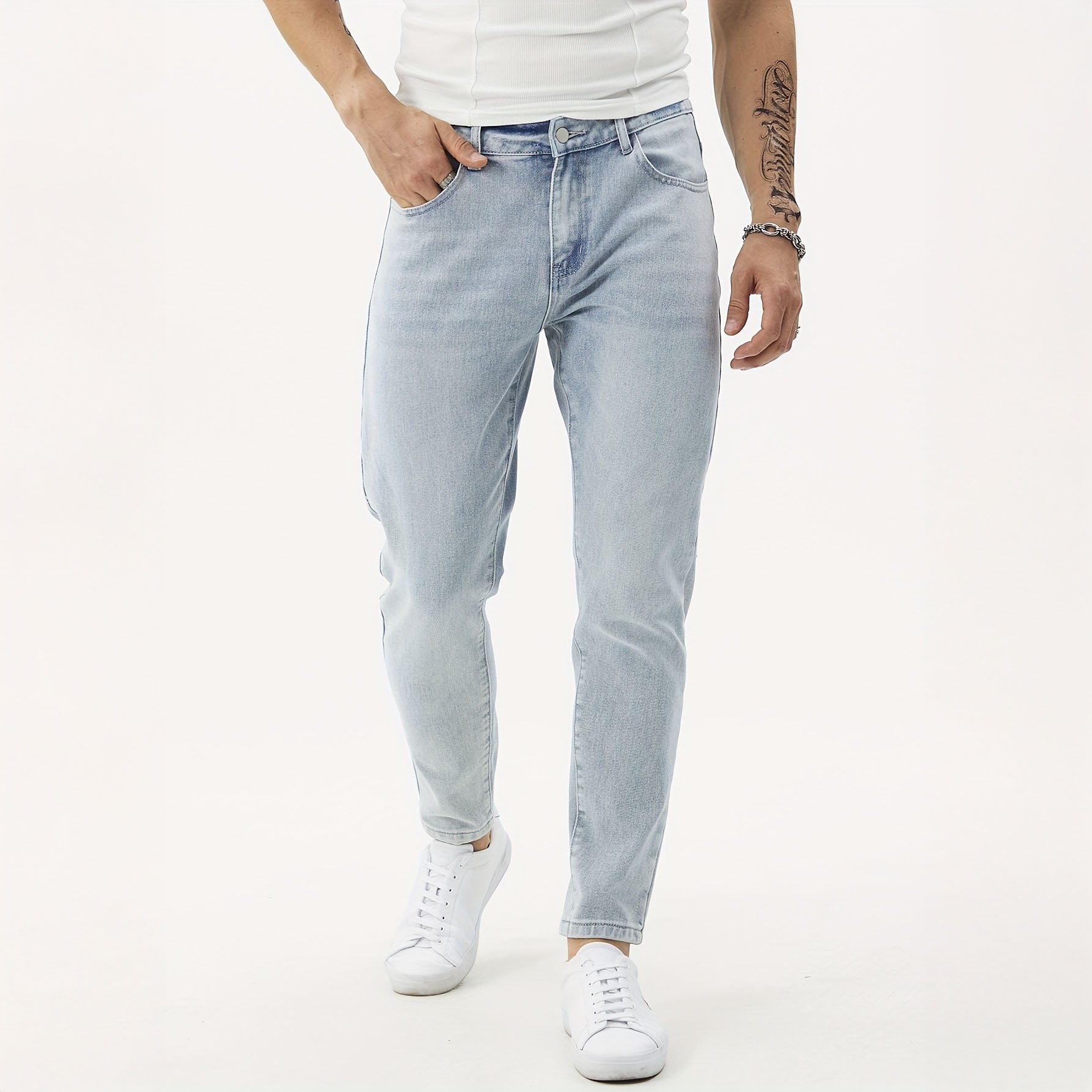 Thiago Tapered Cotton Jeans