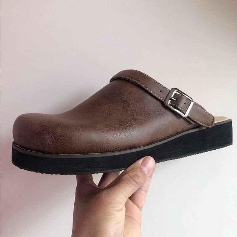 Larsen Comfort-Leather Slides