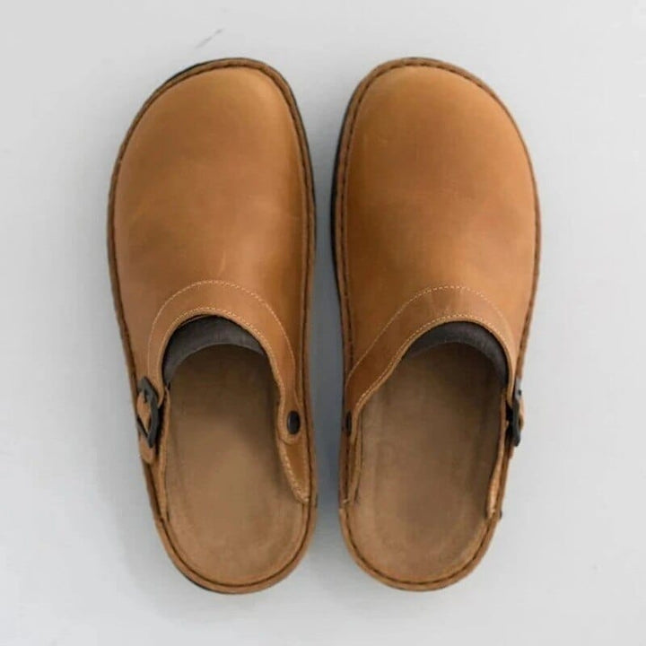 Larsen Comfort-Leather Slides