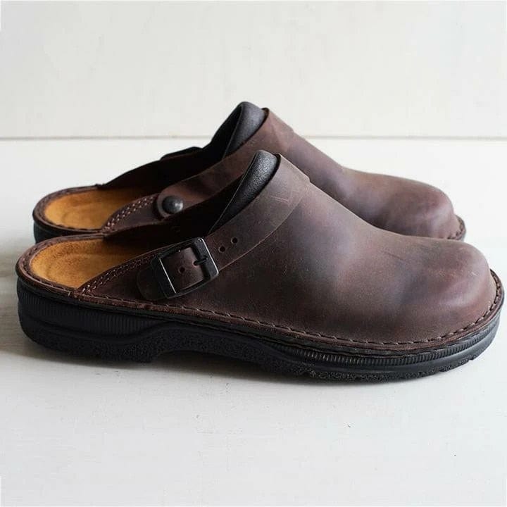Larsen Comfort-Leather Slides