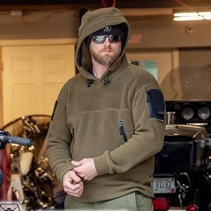 Kenneth - Multi Pocket Sweaters with Hoodies