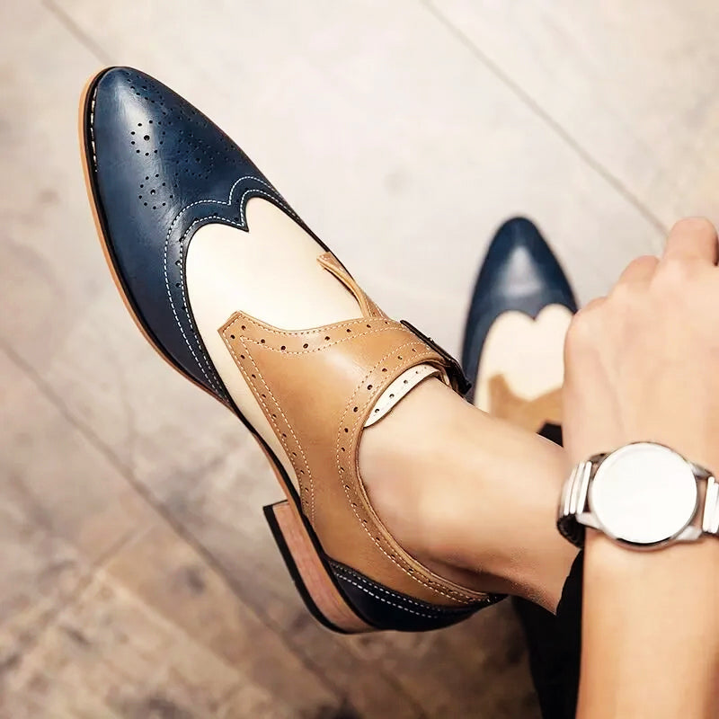 Theodore - Willow Pointed Oxford Shoes