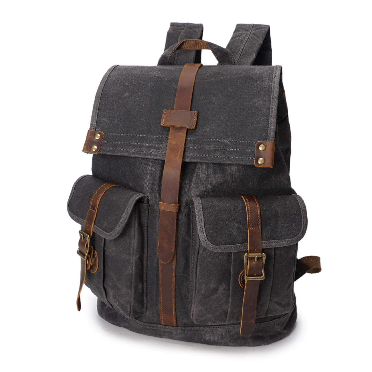 Vintage Canvas Backpack | CHARLOTTE
