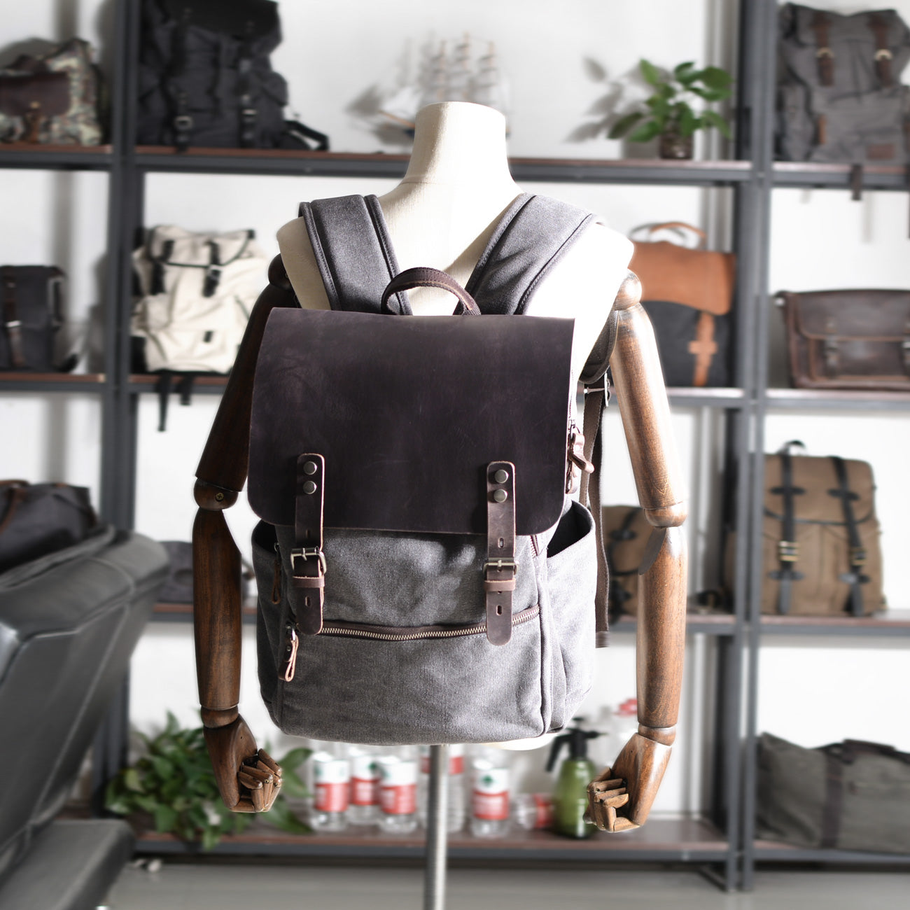 Cotton Canvas Backpack | MONCTON