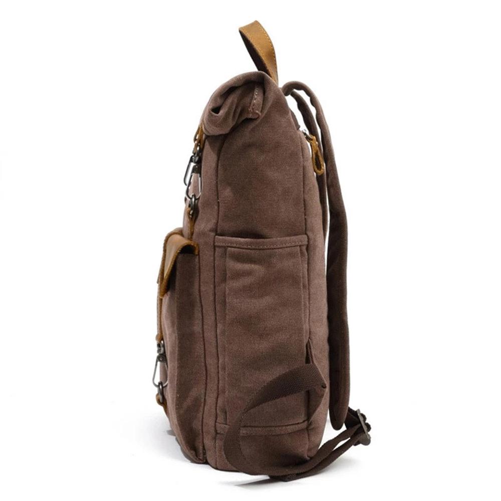 Retro Canvas Rucksack | LETHBRIDGE