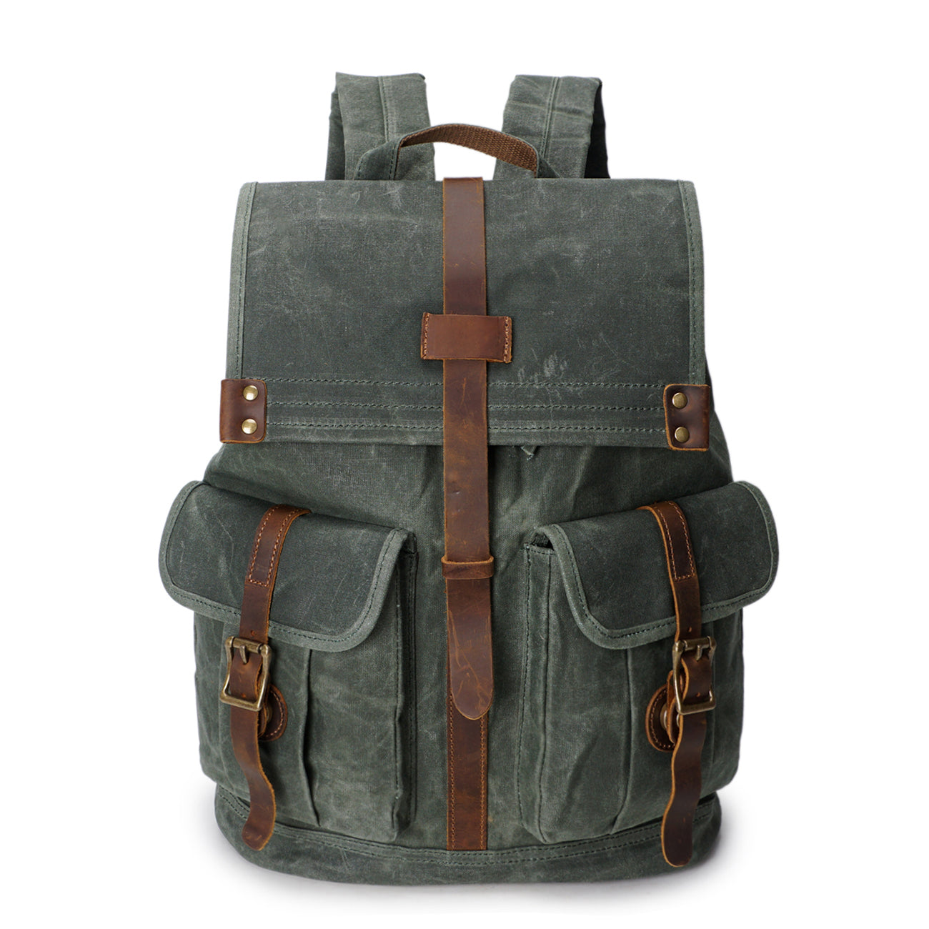 Vintage Canvas Backpack | CHARLOTTE