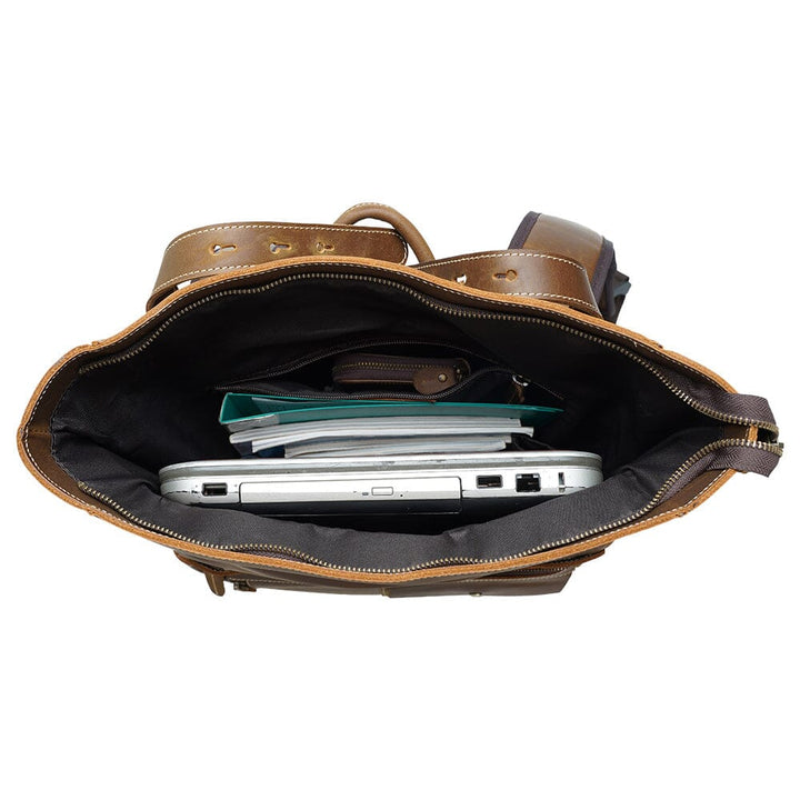 Leather Laptop Backpack | NASHVILLE