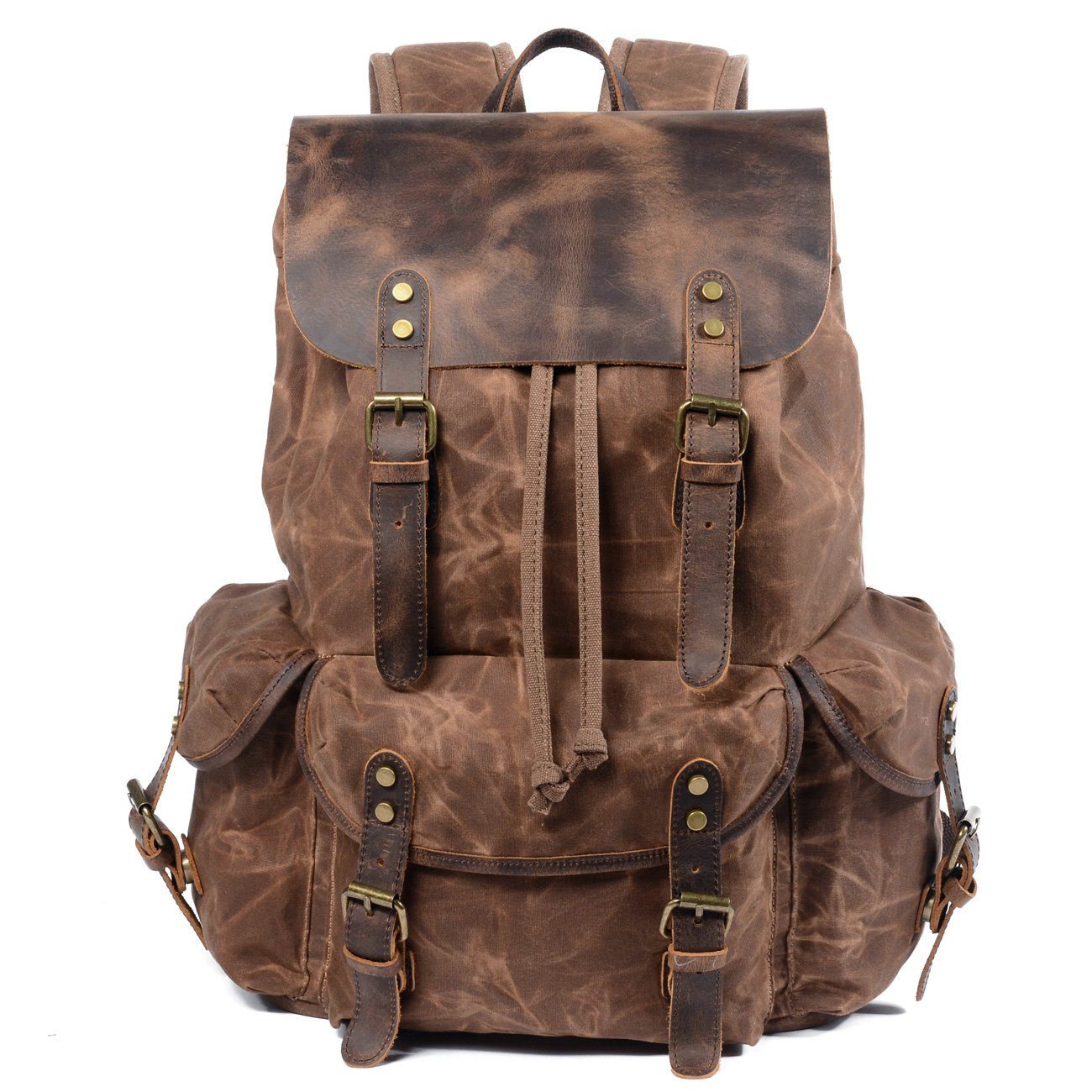 Canvas Leather Backpack | KAMLOOPS