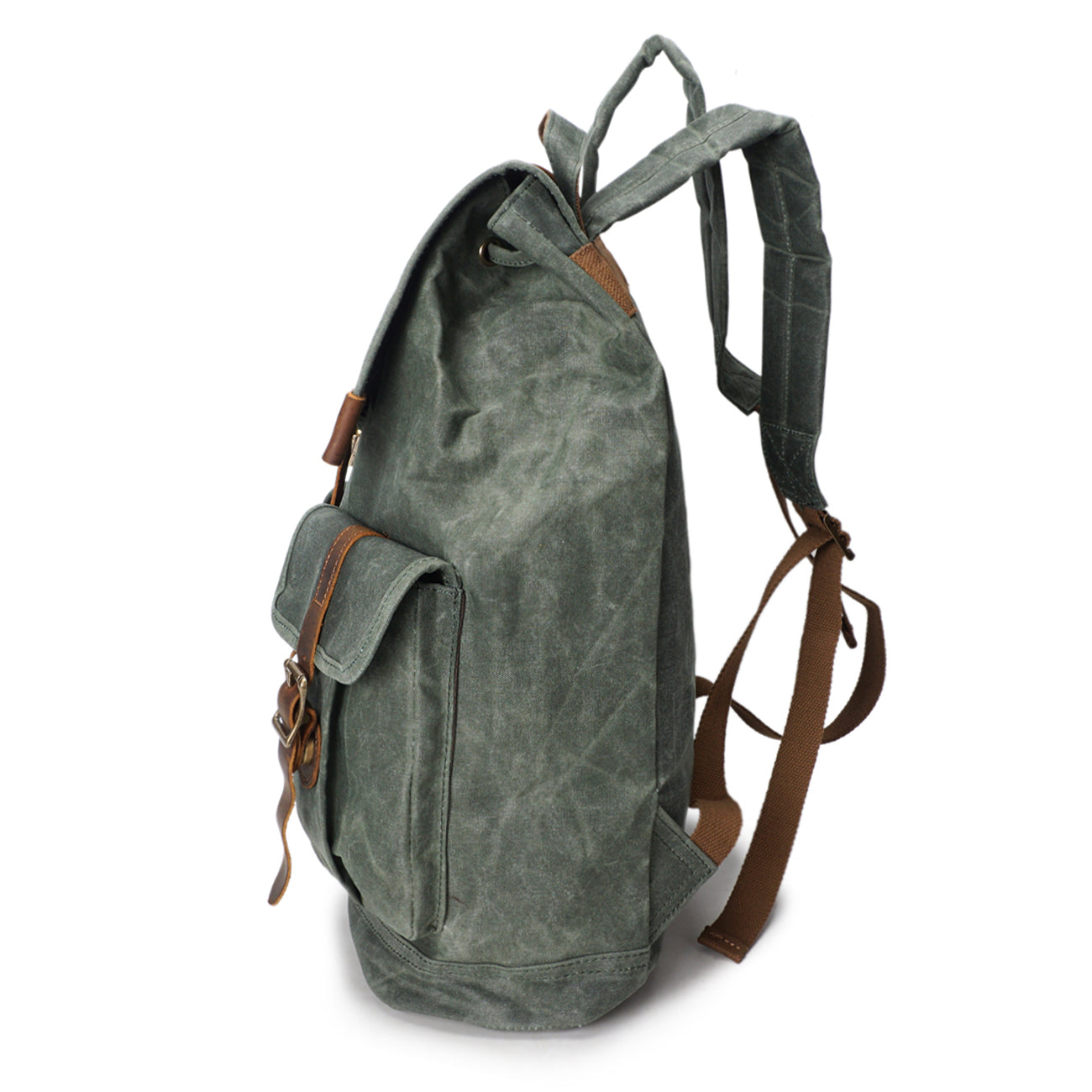 Vintage Canvas Backpack | CHARLOTTE
