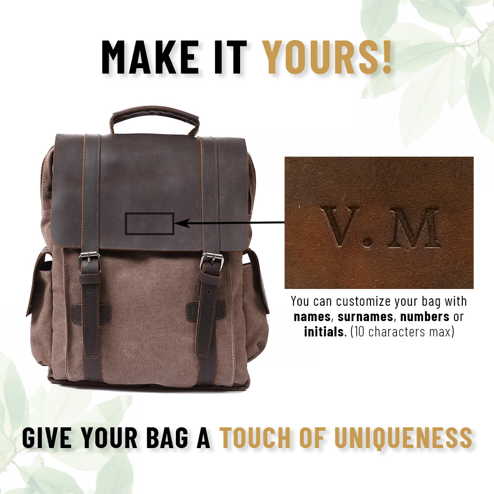 Cotton Canvas Backpack | SASKATOON