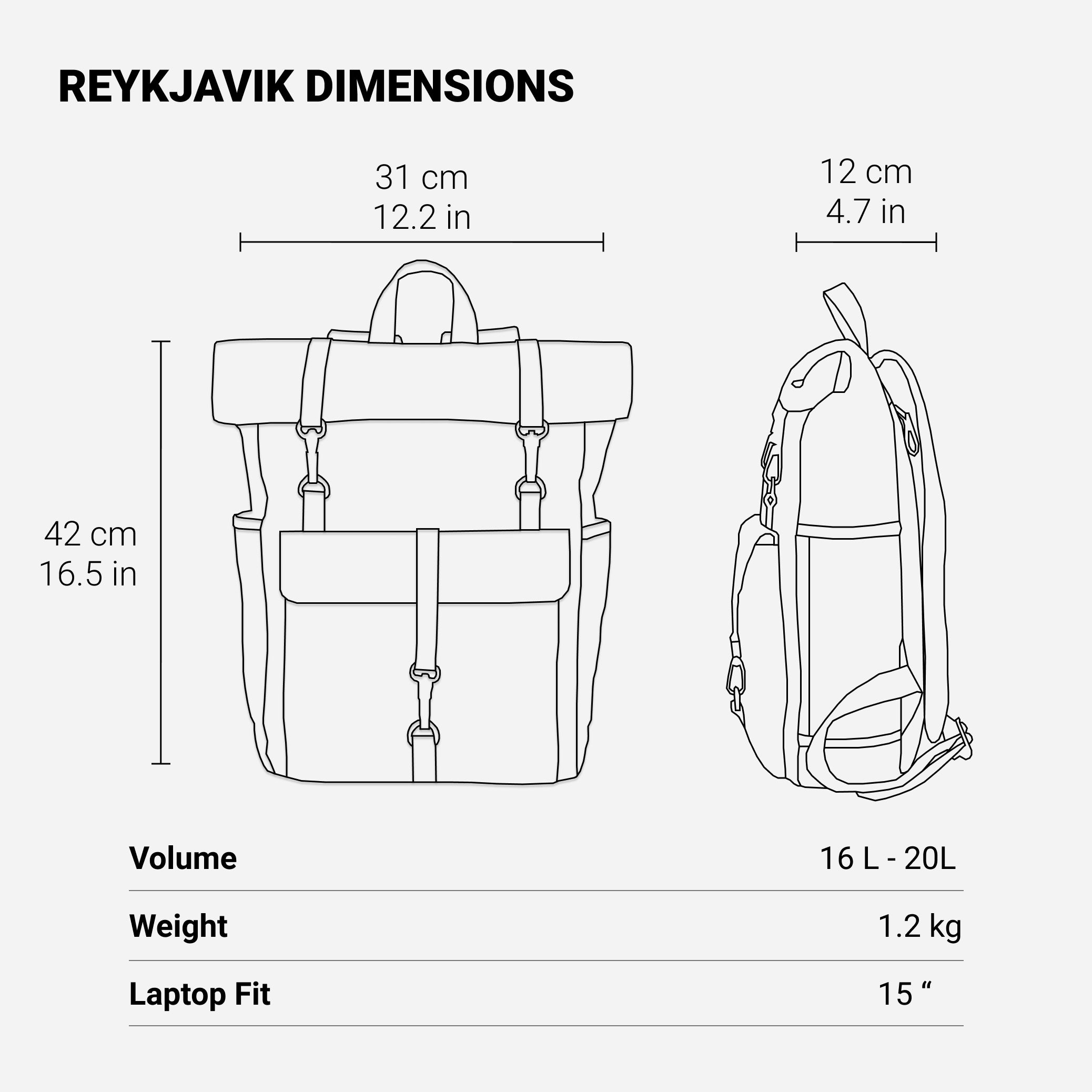 Retro Canvas Rucksack | LETHBRIDGE