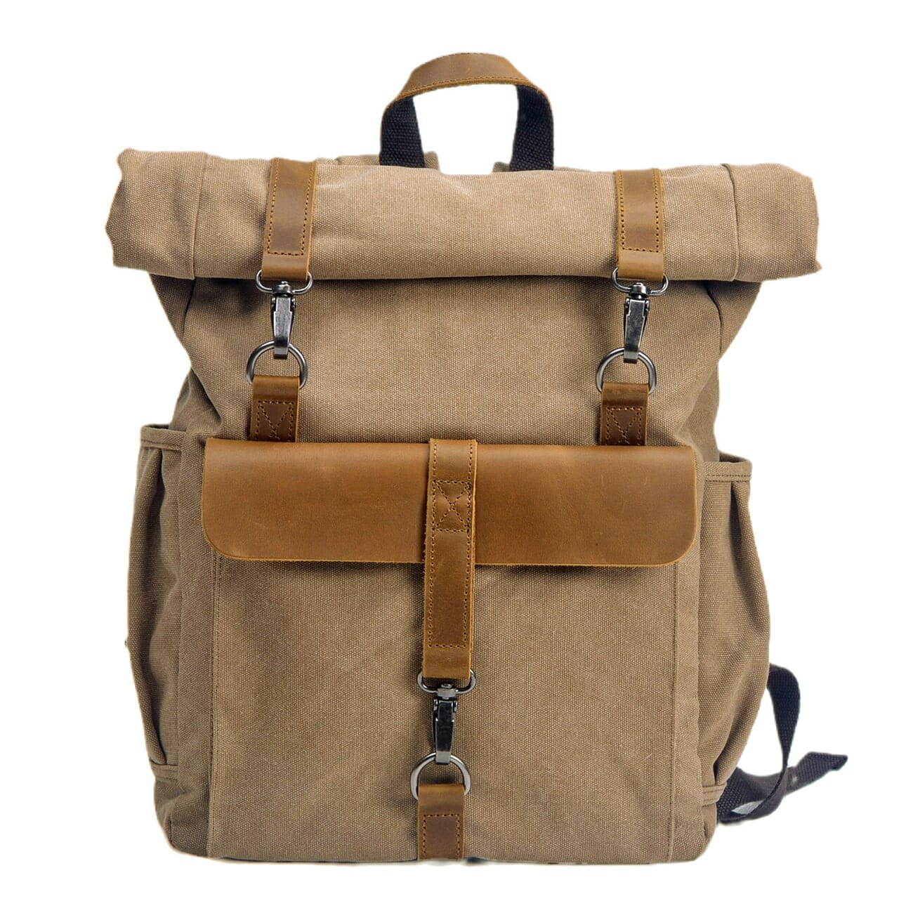 Retro Canvas Rucksack | LETHBRIDGE