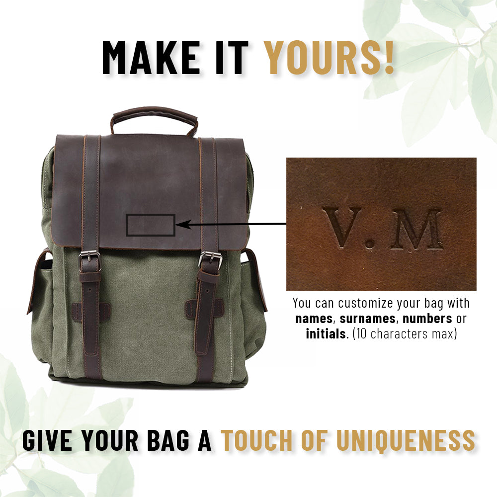 Cotton Canvas Backpack | SASKATOON