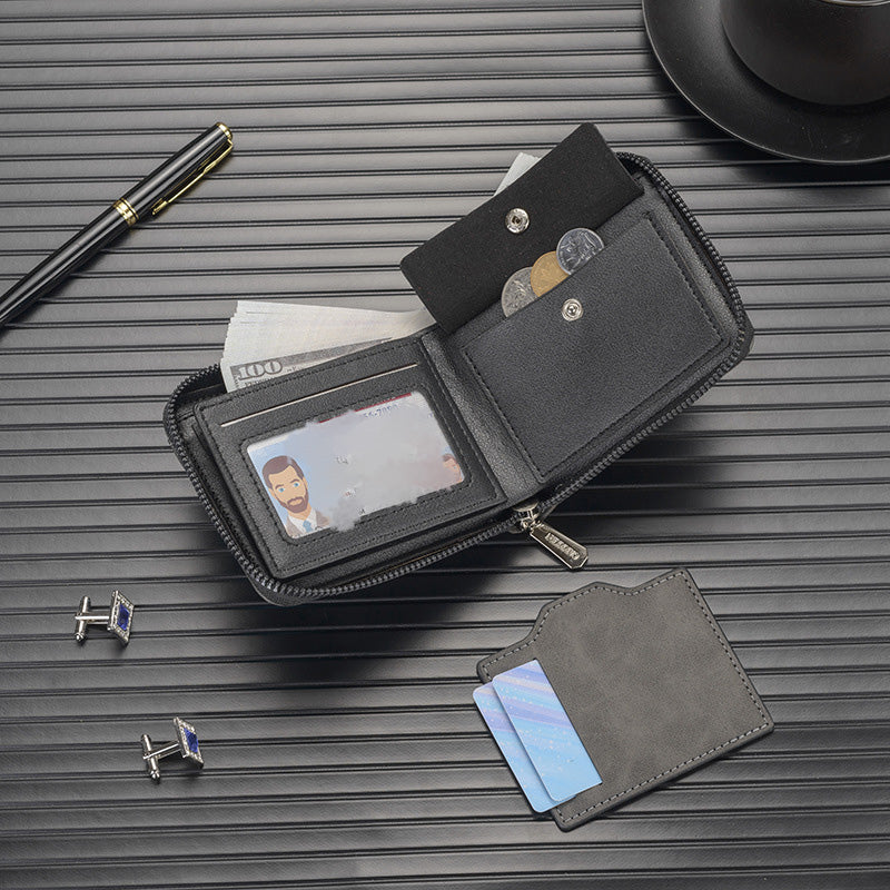 Shawn - Luxury Wallet with Eagle Embossing