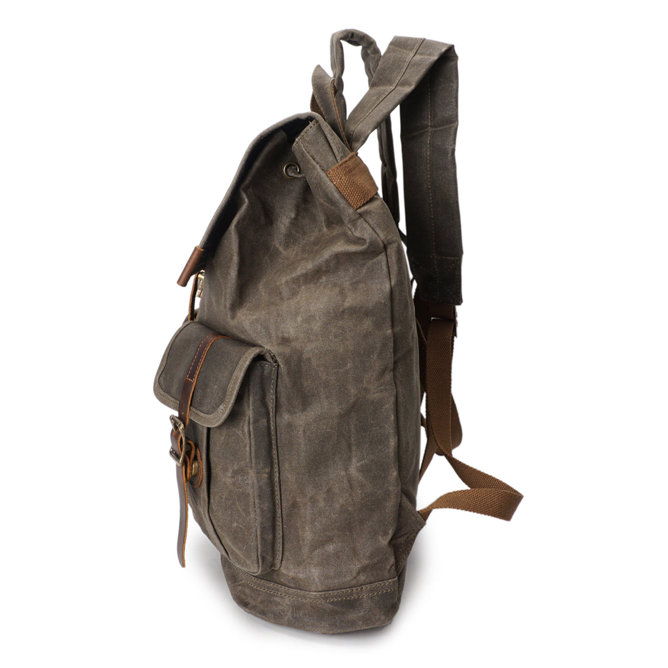 Vintage Canvas Backpack | CHARLOTTE