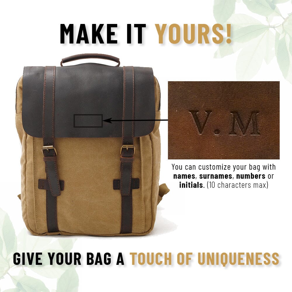 Vintage Canvas Backpack | MILWAUKEE