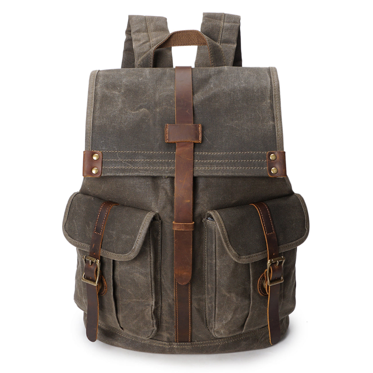 Vintage Canvas Backpack | CHARLOTTE