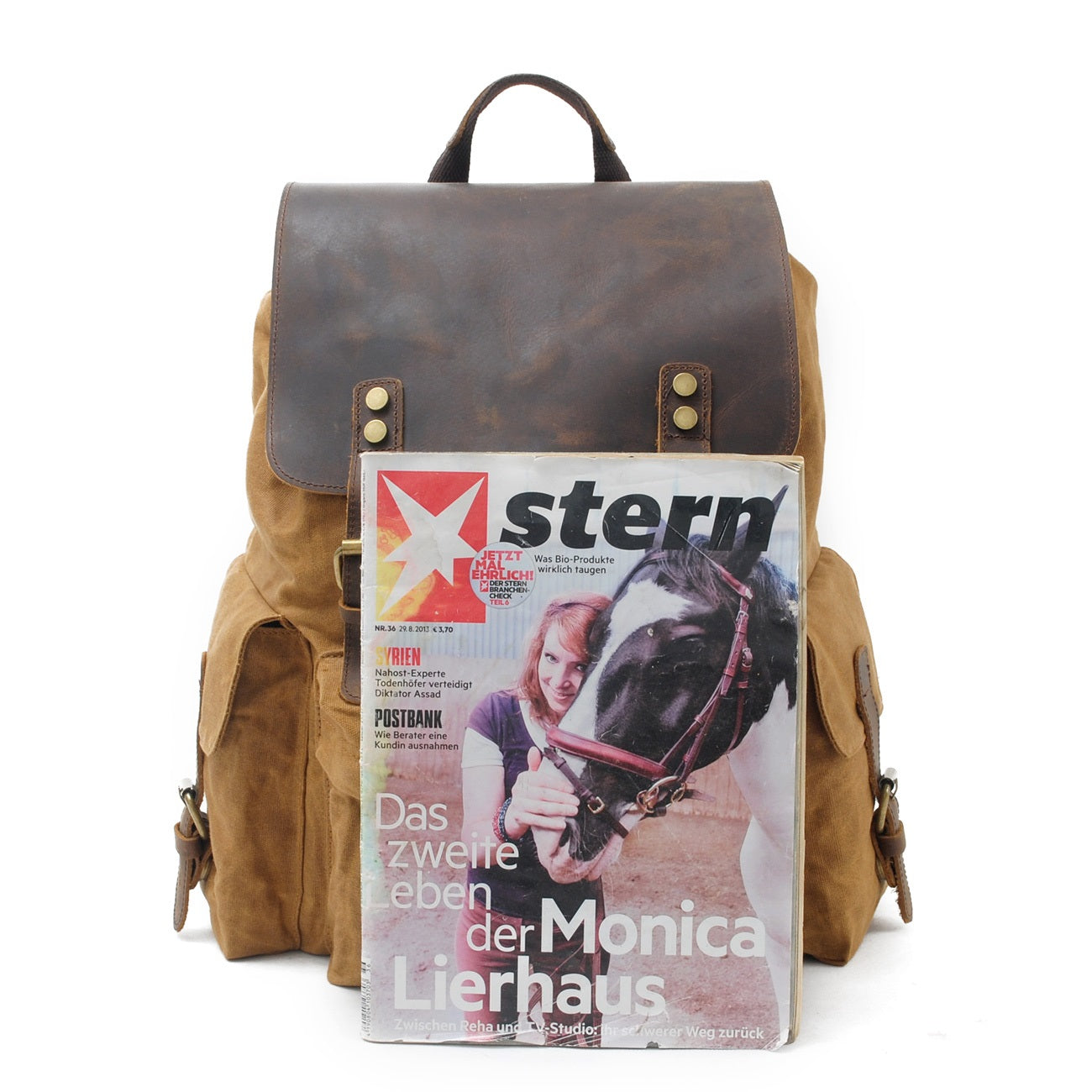 Waxed Canvas Backpack | REGINA